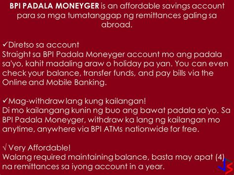 bpi padala moneyger|Remit and Transfer to the Philippines .